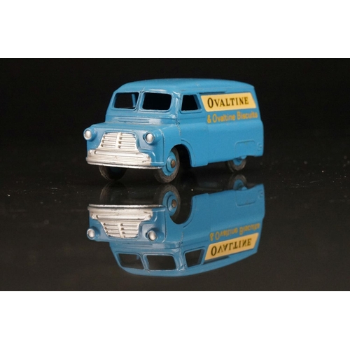 1007 - Boxed Dinky 481 Bedford 10 cwt Van Ovaltine diecast model with blue hubs, decals & diecast vg, box v... 