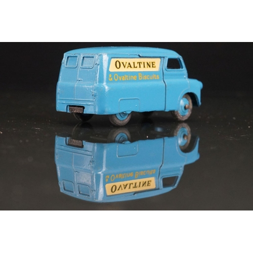 1007 - Boxed Dinky 481 Bedford 10 cwt Van Ovaltine diecast model with blue hubs, decals & diecast vg, box v... 