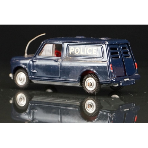 1009 - Boxed Corgi 448 BMC Mini Police Van with Tracker Dog diecast model, complete with both figures, diec... 