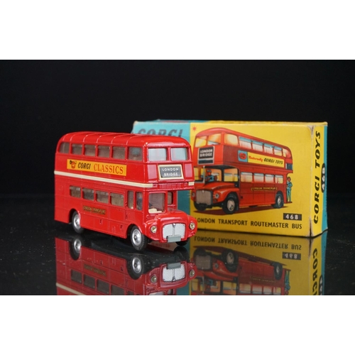 1013 - Four boxed Corgi diecast models to include 437 Superior Ambulance on Cadillac chassis (missing light... 