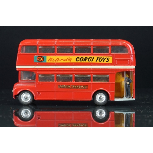 1013 - Four boxed Corgi diecast models to include 437 Superior Ambulance on Cadillac chassis (missing light... 