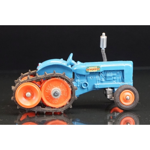 1017 - Boxed Corgi 54 Fordson Power Major with Roadless Half Tracks diecast model in blue, vg