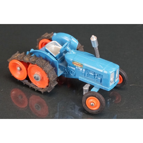 1017 - Boxed Corgi 54 Fordson Power Major with Roadless Half Tracks diecast model in blue, vg