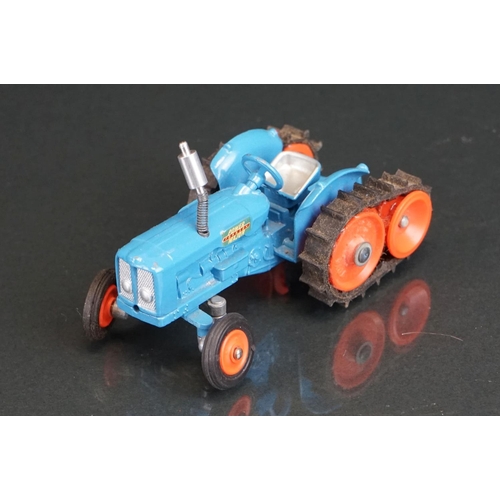 1017 - Boxed Corgi 54 Fordson Power Major with Roadless Half Tracks diecast model in blue, vg