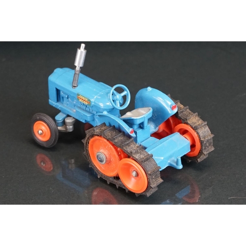 1017 - Boxed Corgi 54 Fordson Power Major with Roadless Half Tracks diecast model in blue, vg