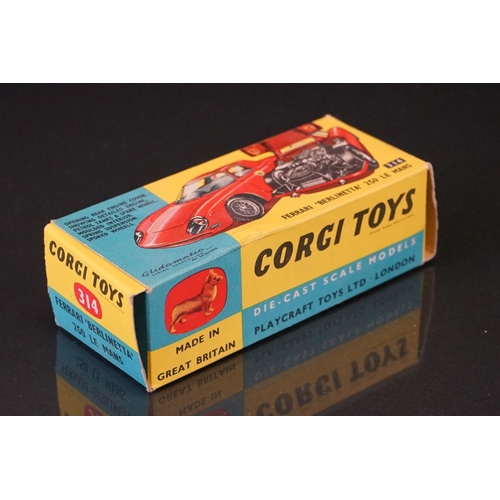 1022 - Two boxed Corgi diecast models to include 314 Ferrari Berlinetta 250 Le Mans and 318 Lotus Elan S2 w... 