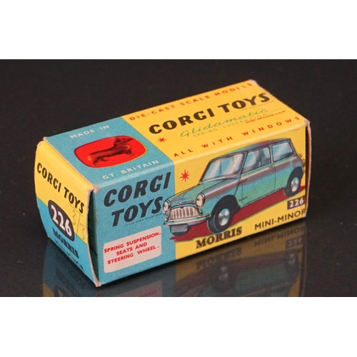 1023 - Two boxed Corgi diecast models to include 249 Mini Cooper Deluxe Wickerwork (diecast vg, some decal ... 