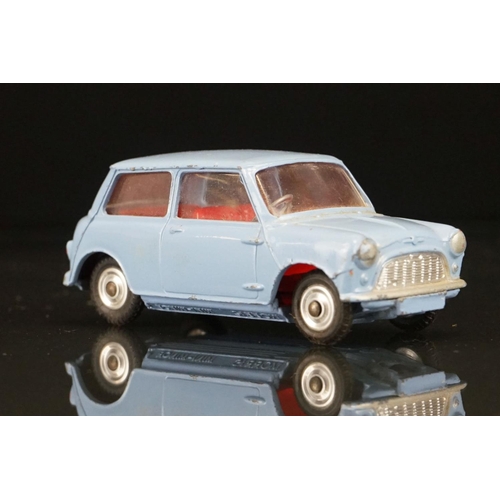 1023 - Two boxed Corgi diecast models to include 249 Mini Cooper Deluxe Wickerwork (diecast vg, some decal ... 