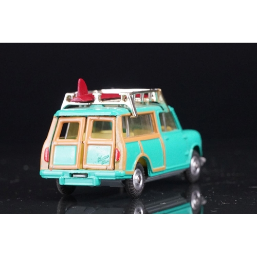 1024 - Boxed Corgi 485 Surfing with the BMC Mini Countryman diecast model with 1 x surfboard and surfer fig... 