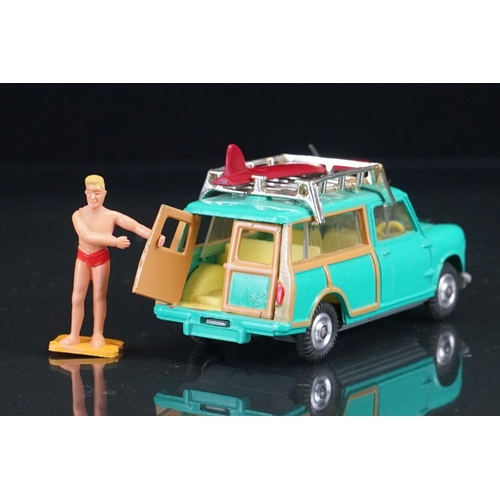 1024 - Boxed Corgi 485 Surfing with the BMC Mini Countryman diecast model with 1 x surfboard and surfer fig... 