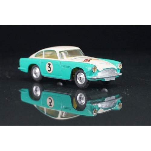 1025 - Three boxed Corgi diecast models to include 303 Mercedes Benz 300SL Open Roadster in sky blue, 309 A... 