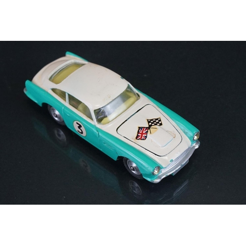 1025 - Three boxed Corgi diecast models to include 303 Mercedes Benz 300SL Open Roadster in sky blue, 309 A... 