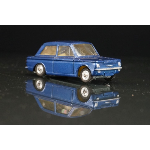 1026 - Two boxed Corgi diecast models to include 316 NSU Sport Prinz in deep metallic cerise and 251 Hillma... 