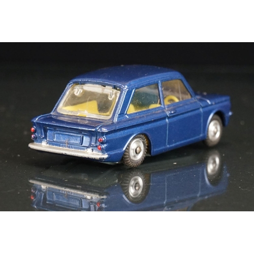 1026 - Two boxed Corgi diecast models to include 316 NSU Sport Prinz in deep metallic cerise and 251 Hillma... 