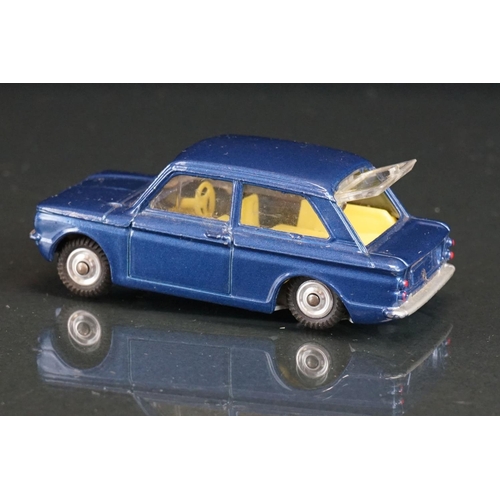 1026 - Two boxed Corgi diecast models to include 316 NSU Sport Prinz in deep metallic cerise and 251 Hillma... 