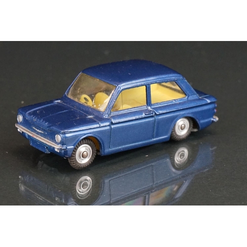 1026 - Two boxed Corgi diecast models to include 316 NSU Sport Prinz in deep metallic cerise and 251 Hillma... 