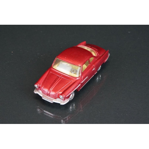 1026 - Two boxed Corgi diecast models to include 316 NSU Sport Prinz in deep metallic cerise and 251 Hillma... 