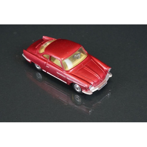 1026 - Two boxed Corgi diecast models to include 316 NSU Sport Prinz in deep metallic cerise and 251 Hillma... 