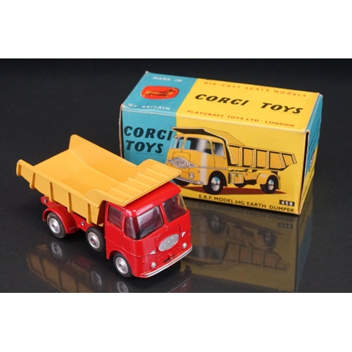 1032 - Two boxed Corgi diecast models to include 465 Commer Pick Up Truck in yellow & red (some paint chips... 