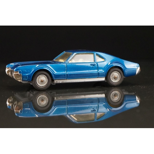 1033 - Two boxed Corgi diecast models to include 264 Oldsmobile Toronado in metallic blue and 245 Buick Riv... 