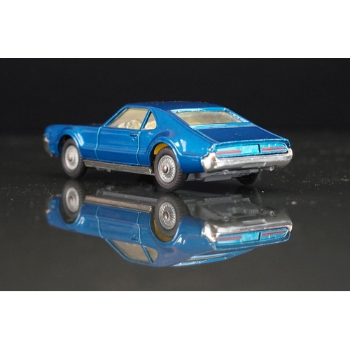 1033 - Two boxed Corgi diecast models to include 264 Oldsmobile Toronado in metallic blue and 245 Buick Riv... 