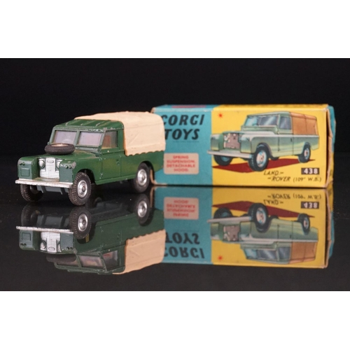 1034 - Two boxed Corgi diecast models to include 438 Land Rover (109