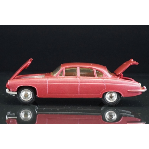 1037 - Two boxed Corgi diecast models to include 238 'By Special Request' Jaguar Mark X in metallic cerise ... 