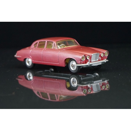 1037 - Two boxed Corgi diecast models to include 238 'By Special Request' Jaguar Mark X in metallic cerise ... 