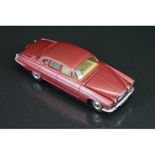 1037 - Two boxed Corgi diecast models to include 238 'By Special Request' Jaguar Mark X in metallic cerise ... 