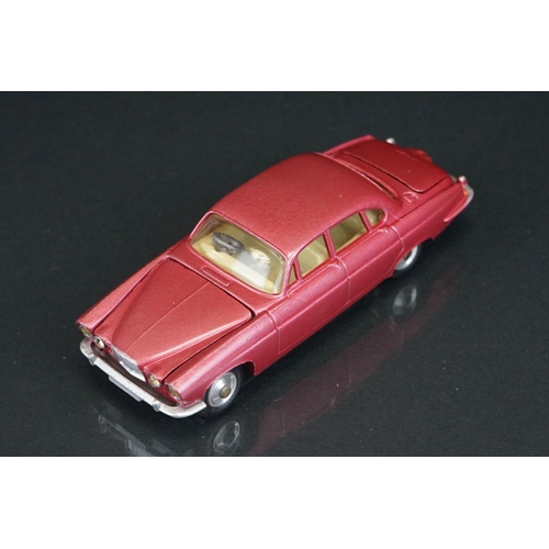 1037 - Two boxed Corgi diecast models to include 238 'By Special Request' Jaguar Mark X in metallic cerise ... 