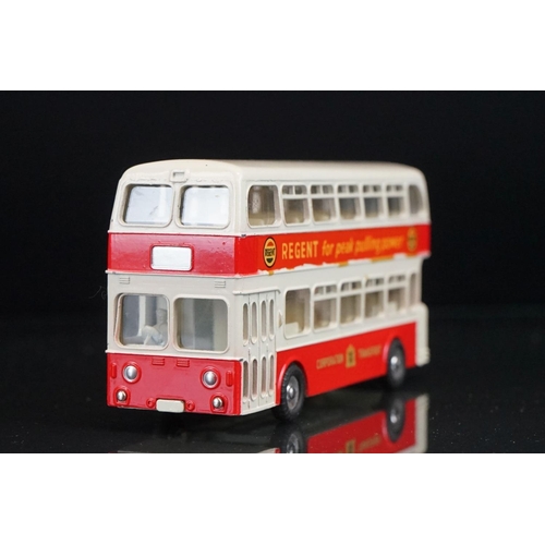 1039 - Two boxed Dinky diecast model buses to include 292 Leyland Atlantean Bus in red & white with Regent ... 