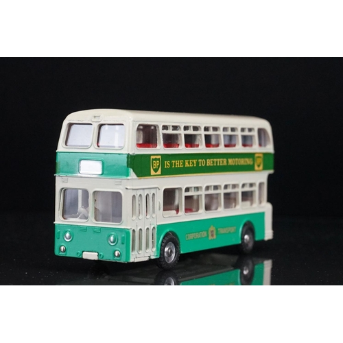 1039 - Two boxed Dinky diecast model buses to include 292 Leyland Atlantean Bus in red & white with Regent ... 