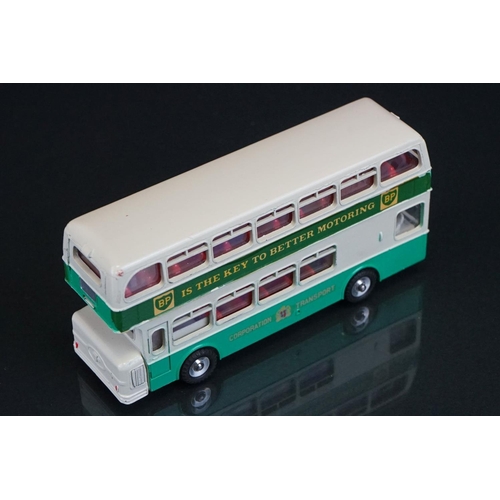 1039 - Two boxed Dinky diecast model buses to include 292 Leyland Atlantean Bus in red & white with Regent ... 