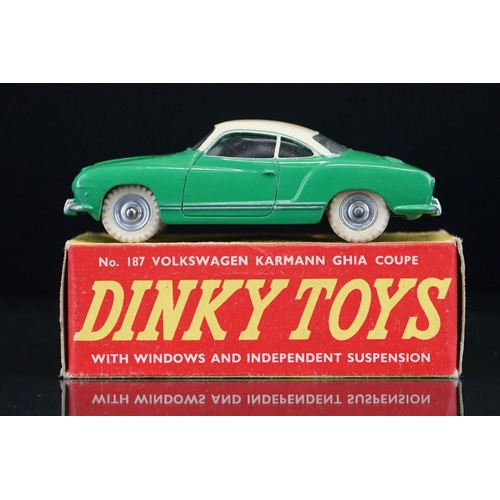 1042 - Two boxed Dinky diecast models to include 194 Bentley Coupe in grey with maroon interior, with drive... 