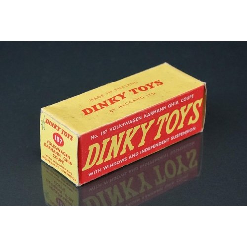 1042 - Two boxed Dinky diecast models to include 194 Bentley Coupe in grey with maroon interior, with drive... 