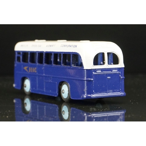 1043 - Boxed Dinky 283 BOAC Coach diecast model, decals excellent, light blue hubs, minor paint chips but d... 