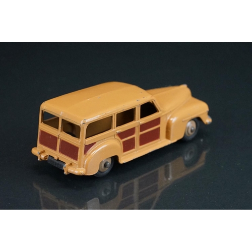 1065 - Trade boxed Dinky 27F 4 Estate Car diecast models, complete, all in pale brown and showing some pain... 