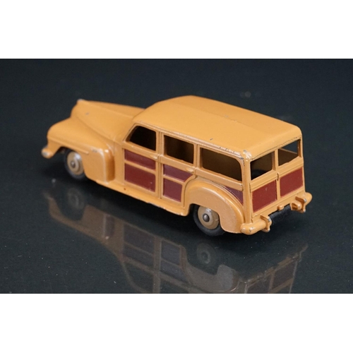 1065 - Trade boxed Dinky 27F 4 Estate Car diecast models, complete, all in pale brown and showing some pain... 