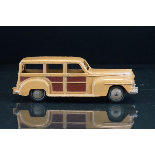 1065 - Trade boxed Dinky 27F 4 Estate Car diecast models, complete, all in pale brown and showing some pain... 