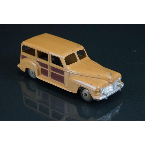 1065 - Trade boxed Dinky 27F 4 Estate Car diecast models, complete, all in pale brown and showing some pain... 