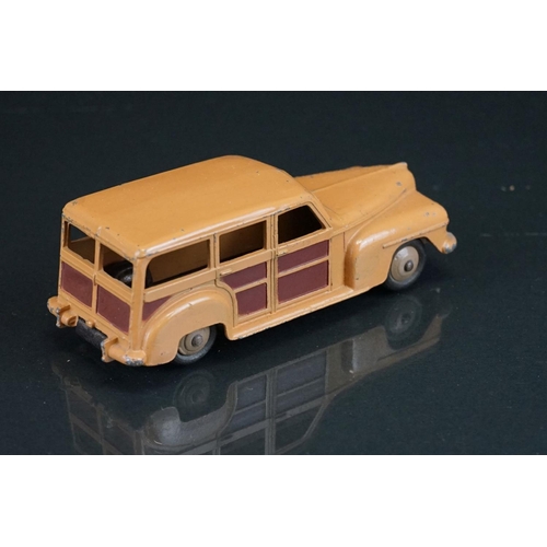 1065 - Trade boxed Dinky 27F 4 Estate Car diecast models, complete, all in pale brown and showing some pain... 