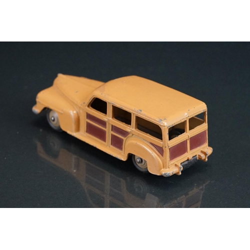 1065 - Trade boxed Dinky 27F 4 Estate Car diecast models, complete, all in pale brown and showing some pain... 