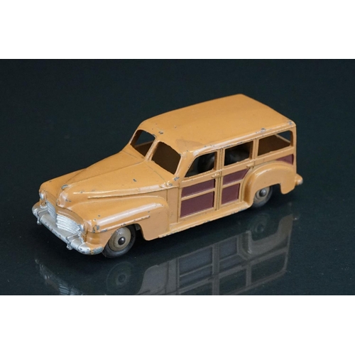 1065 - Trade boxed Dinky 27F 4 Estate Car diecast models, complete, all in pale brown and showing some pain... 