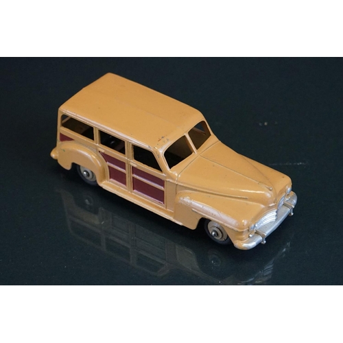 1065 - Trade boxed Dinky 27F 4 Estate Car diecast models, complete, all in pale brown and showing some pain... 