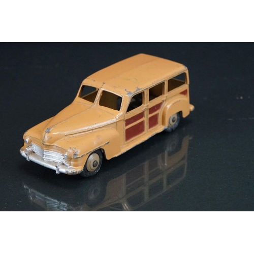 1065 - Trade boxed Dinky 27F 4 Estate Car diecast models, complete, all in pale brown and showing some pain... 