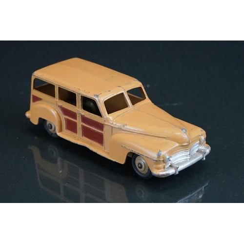 1065 - Trade boxed Dinky 27F 4 Estate Car diecast models, complete, all in pale brown and showing some pain... 