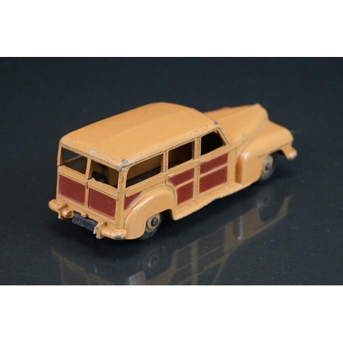 1065 - Trade boxed Dinky 27F 4 Estate Car diecast models, complete, all in pale brown and showing some pain... 