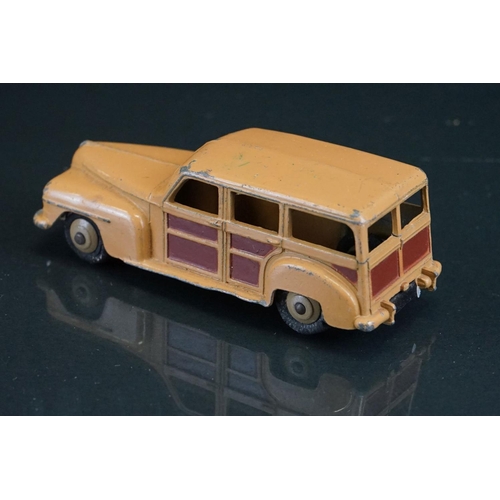 1065 - Trade boxed Dinky 27F 4 Estate Car diecast models, complete, all in pale brown and showing some pain... 