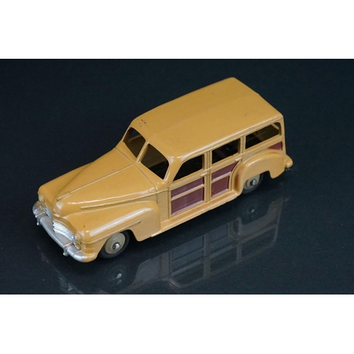 1065 - Trade boxed Dinky 27F 4 Estate Car diecast models, complete, all in pale brown and showing some pain... 