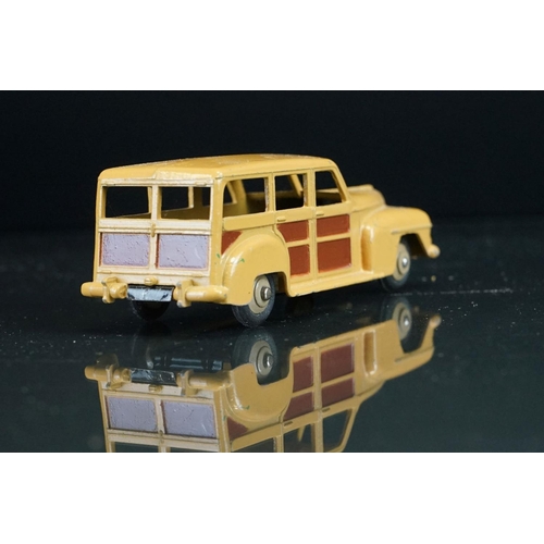 1065 - Trade boxed Dinky 27F 4 Estate Car diecast models, complete, all in pale brown and showing some pain... 